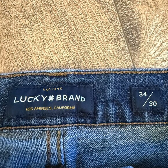 Lucky Brand Jean Men's 34 Dark Wash 221 Straight - Picture 7 of 7